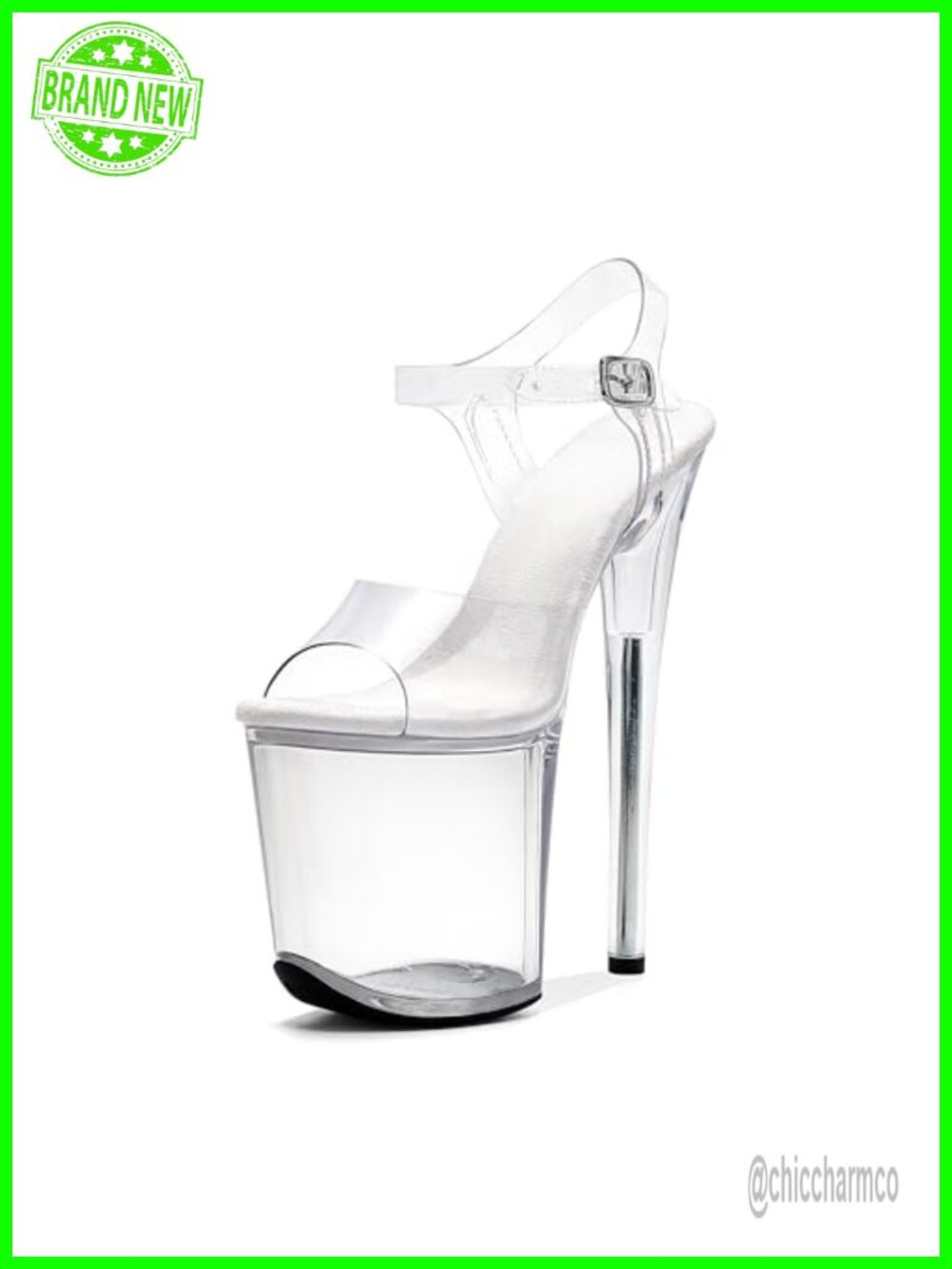 8 Inch Platform Sandals Stiletto Heels for Women, Exotic Dance Shoes, Evening